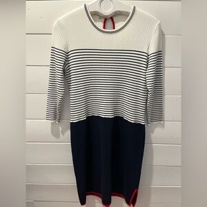 💙SAINT JAMES Dress – Navy & White – Size 12 (US)